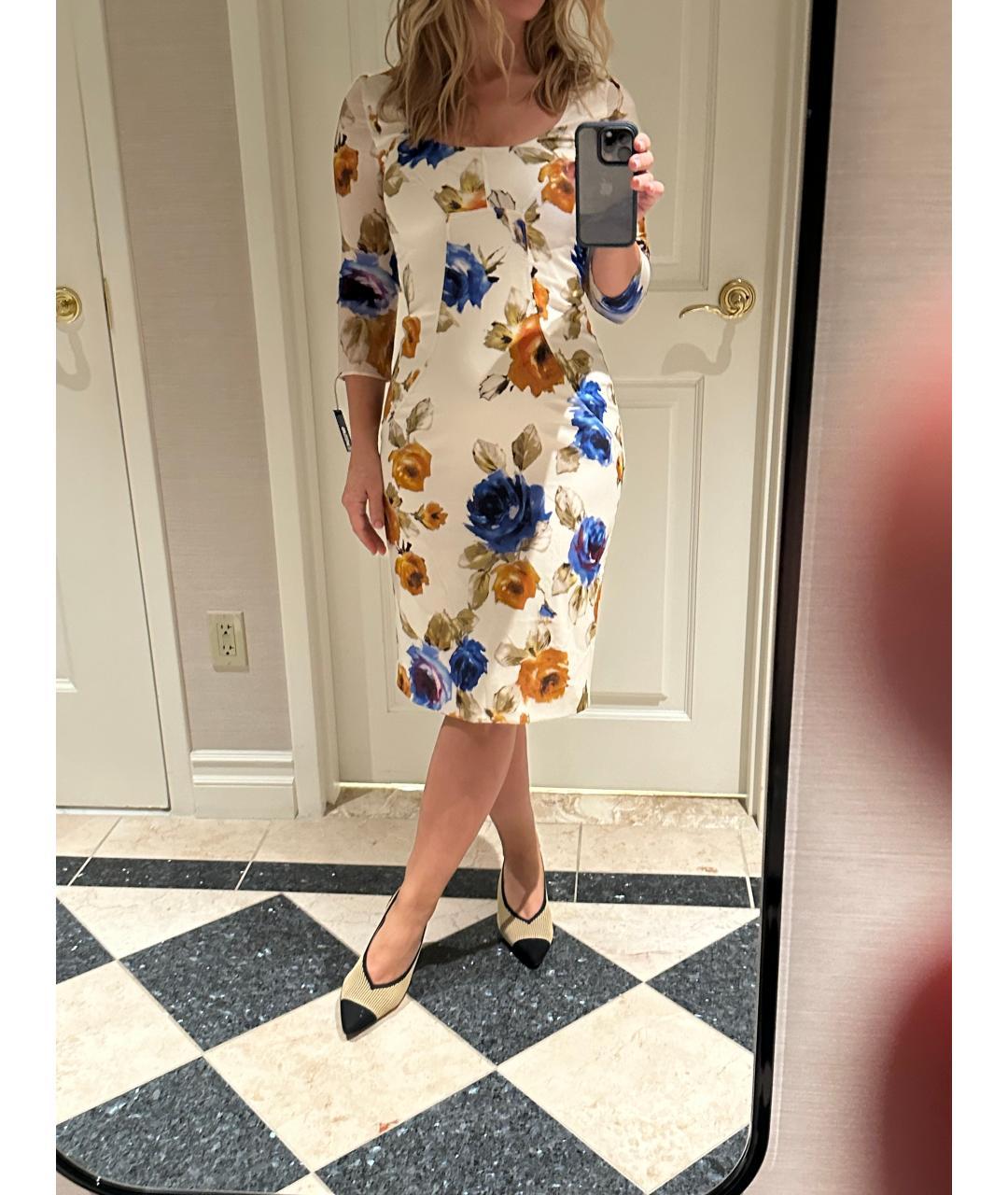 DOLCE&GABBANA Шелковое коктейльное платье, фото 2