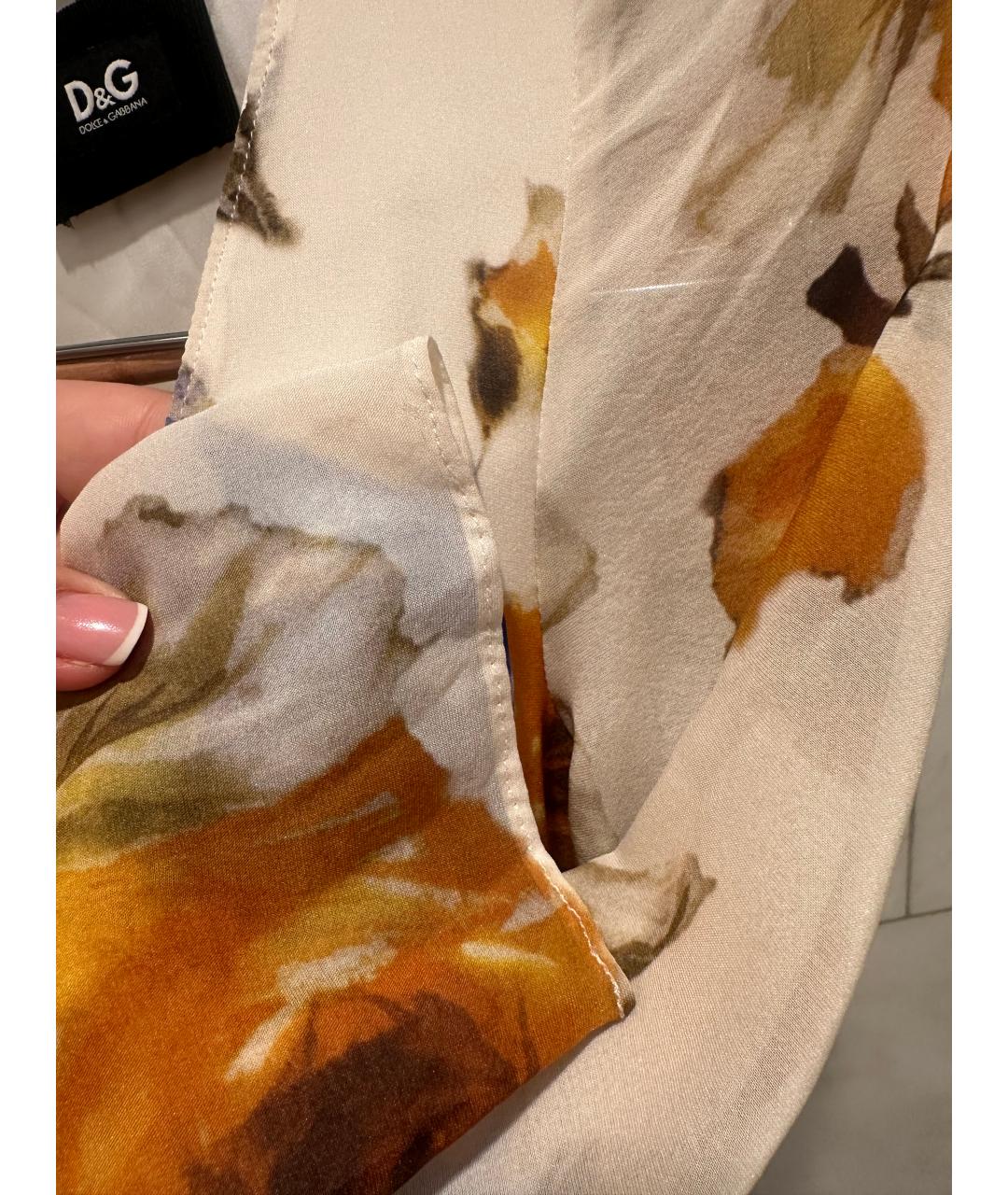 DOLCE&GABBANA Шелковое коктейльное платье, фото 8