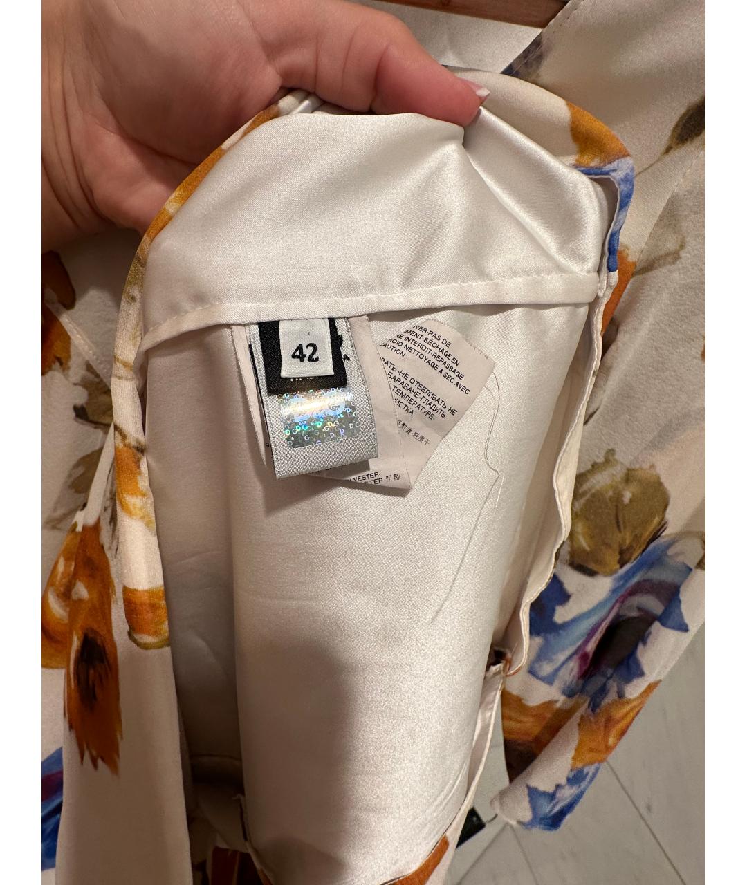 DOLCE&GABBANA Шелковое коктейльное платье, фото 4