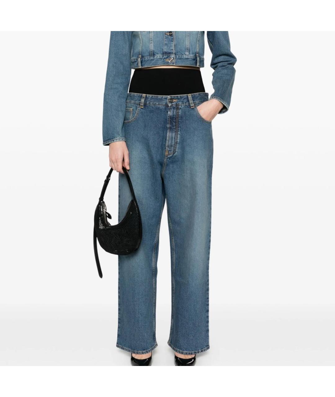 ALAIA Голубые прямые джинсы, фото 4