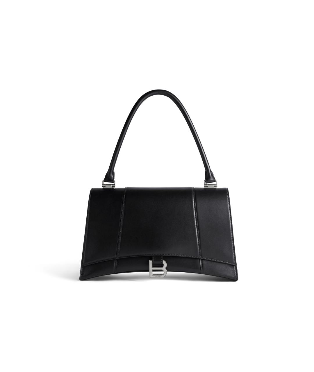 BALENCIAGA Черная кожаная сумка через плечо, фото 1