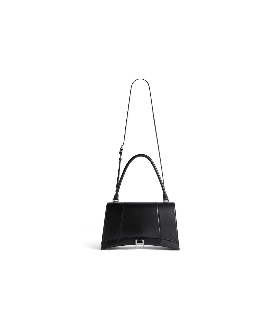 BALENCIAGA Черная кожаная сумка через плечо, фото 2