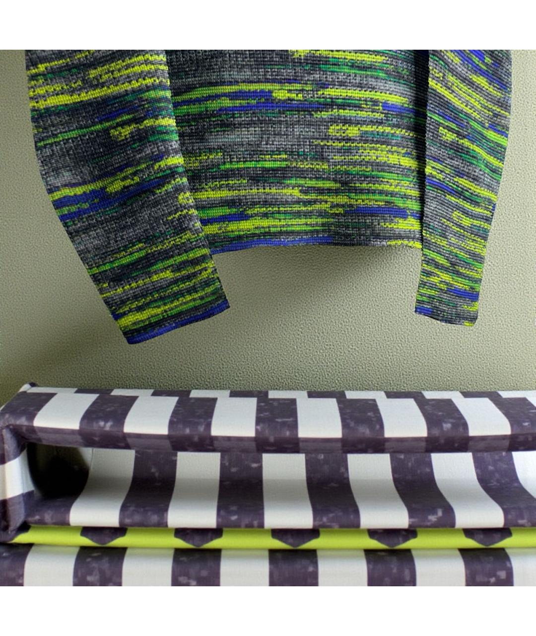 ISSEY MIYAKE Мульти полиэстеровая водолазка, фото 3