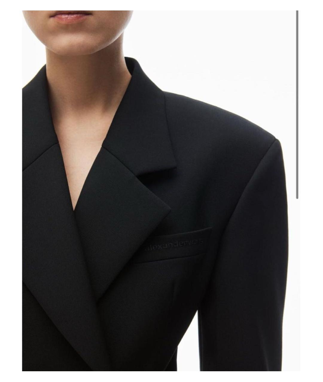 ALEXANDER WANG Черное хлопковое платье, фото 6