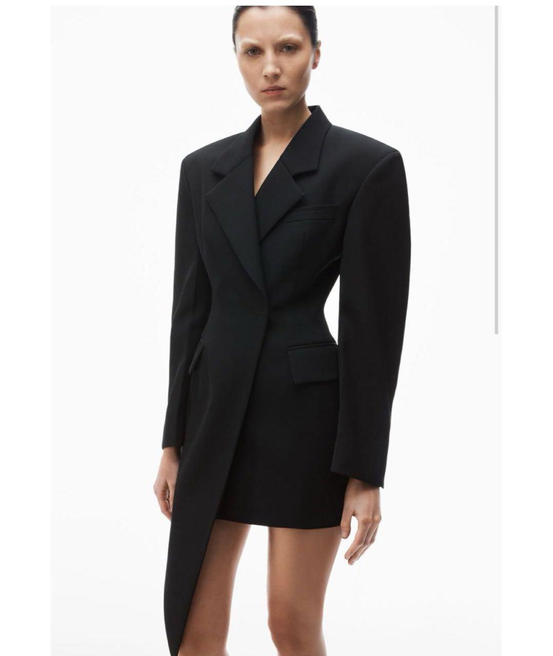 ALEXANDER WANG Черное хлопковое платье, фото 5