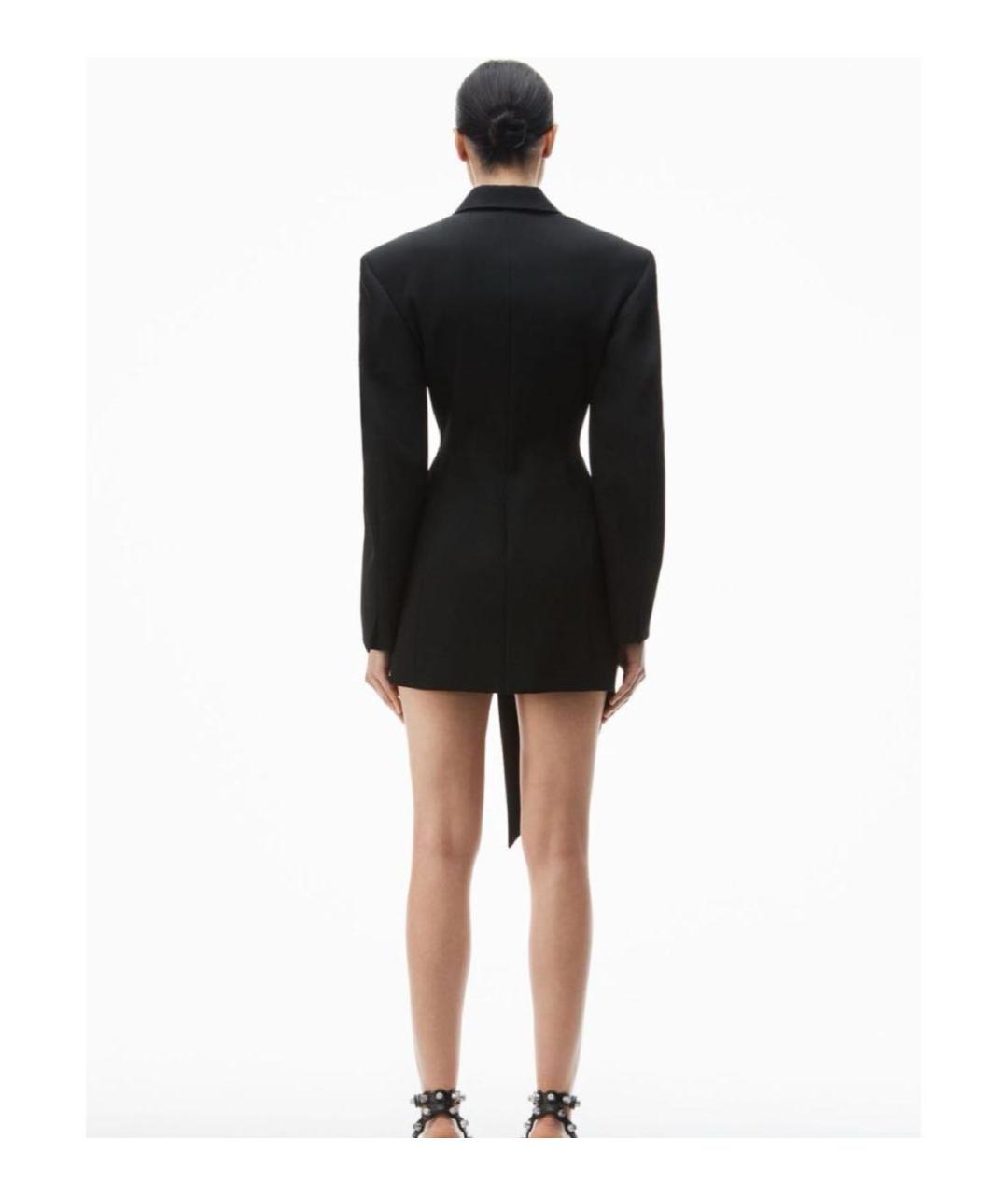 ALEXANDER WANG Черное хлопковое платье, фото 3
