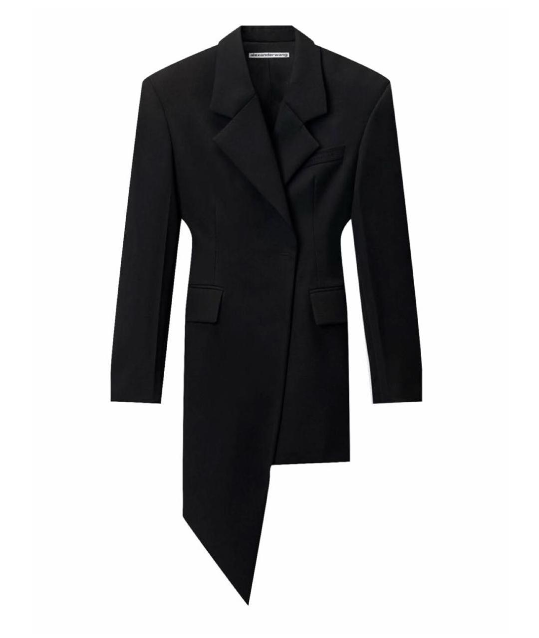 ALEXANDER WANG Черное хлопковое платье, фото 8