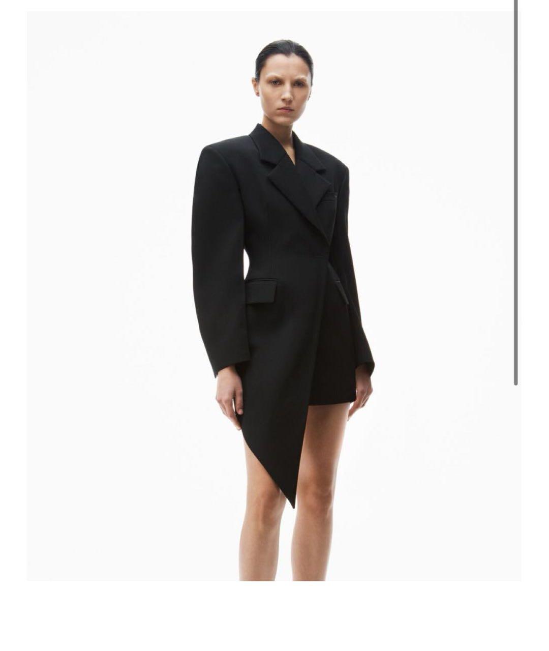 ALEXANDER WANG Черное хлопковое платье, фото 2