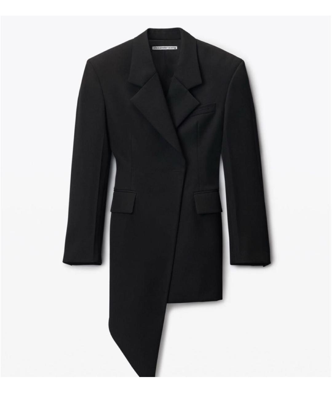 ALEXANDER WANG Черное хлопковое платье, фото 7