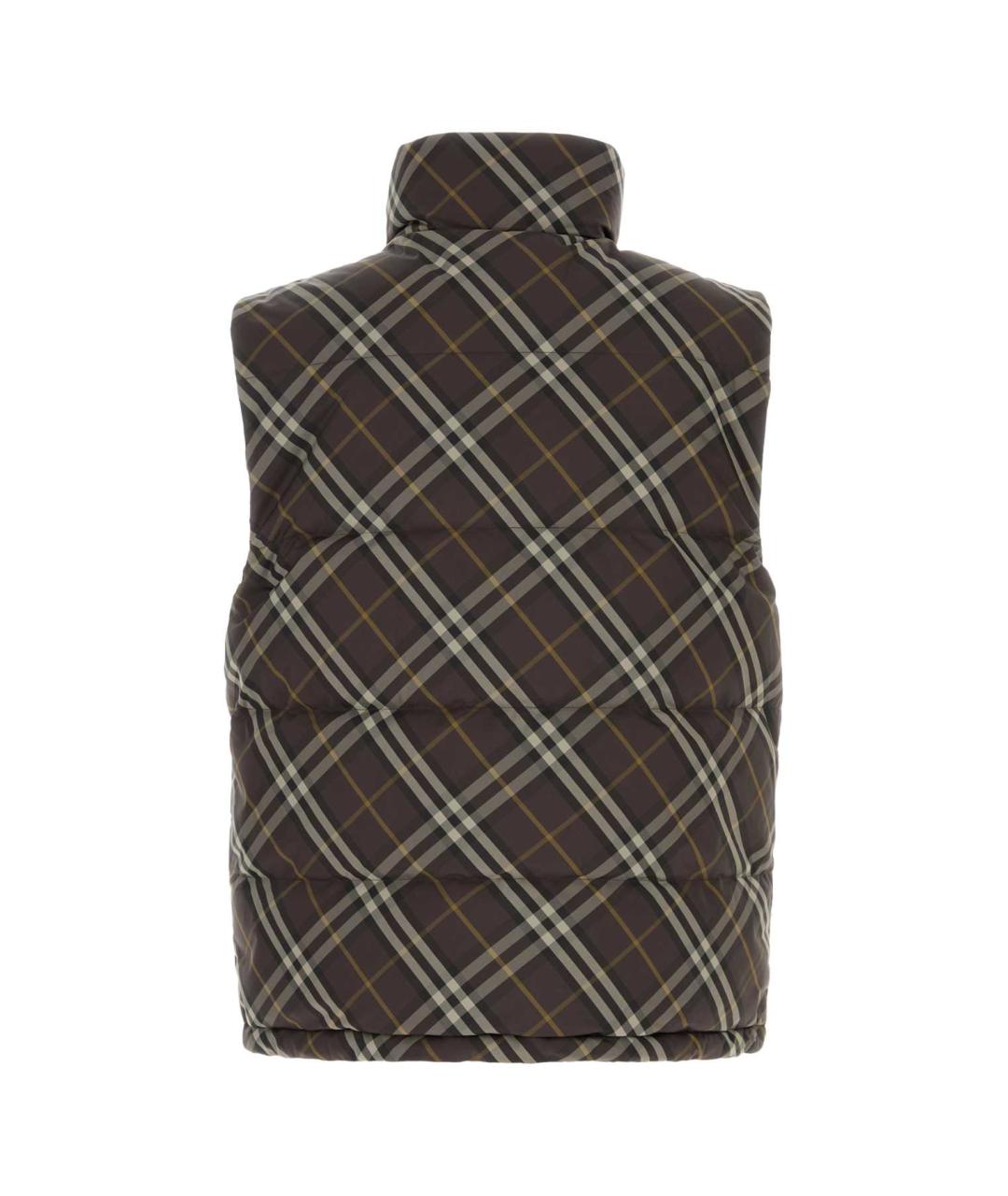 BURBERRY Коричневый полиэстеровый жилет, фото 2