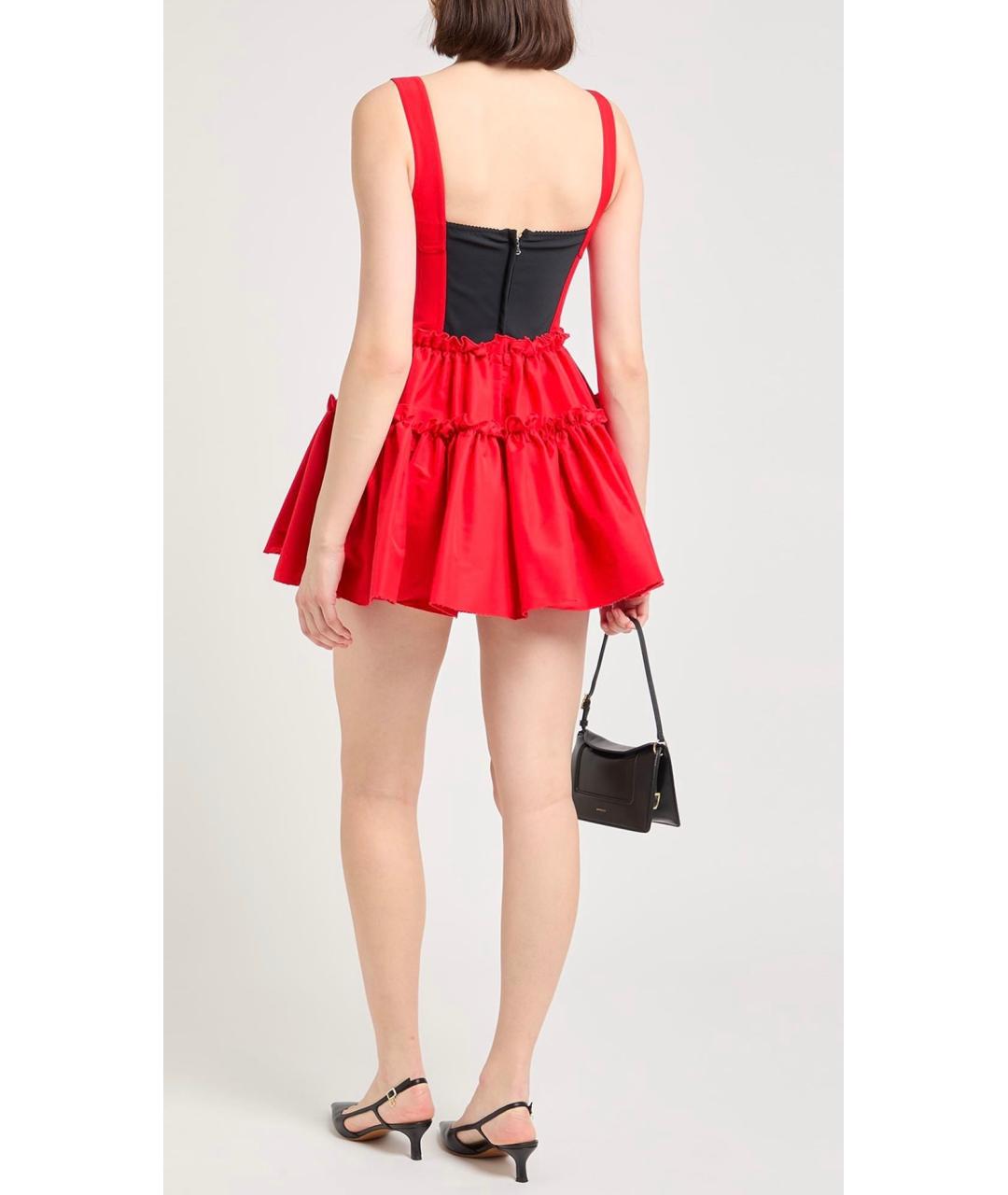DOLCE&GABBANA Красное коктейльное платье, фото 3