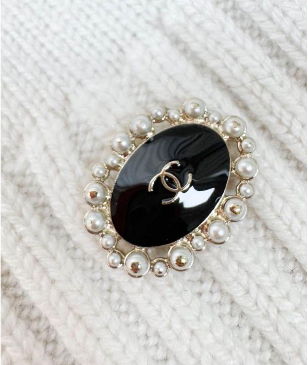 CHANEL Белый кашемировый джемпер / свитер, фото 6