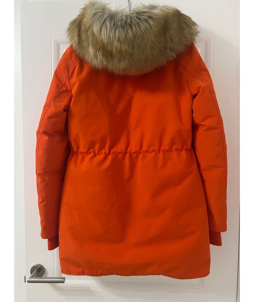 CALVIN KLEIN Оранжевая хлопковая парка, фото 2