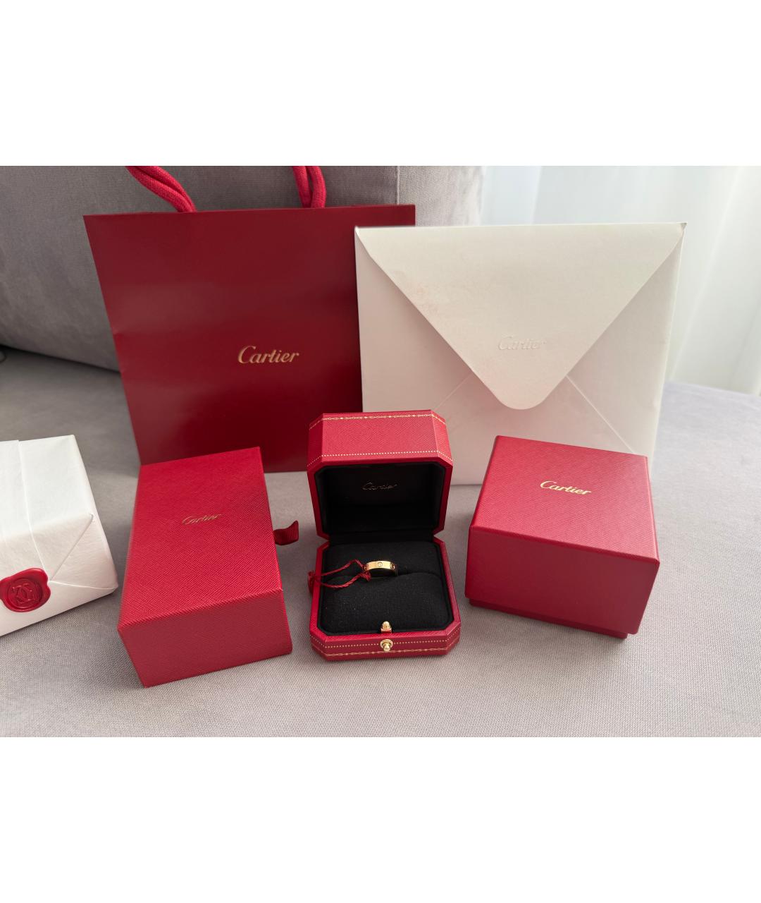 CARTIER Желтое кольцо из желтого золота, фото 4