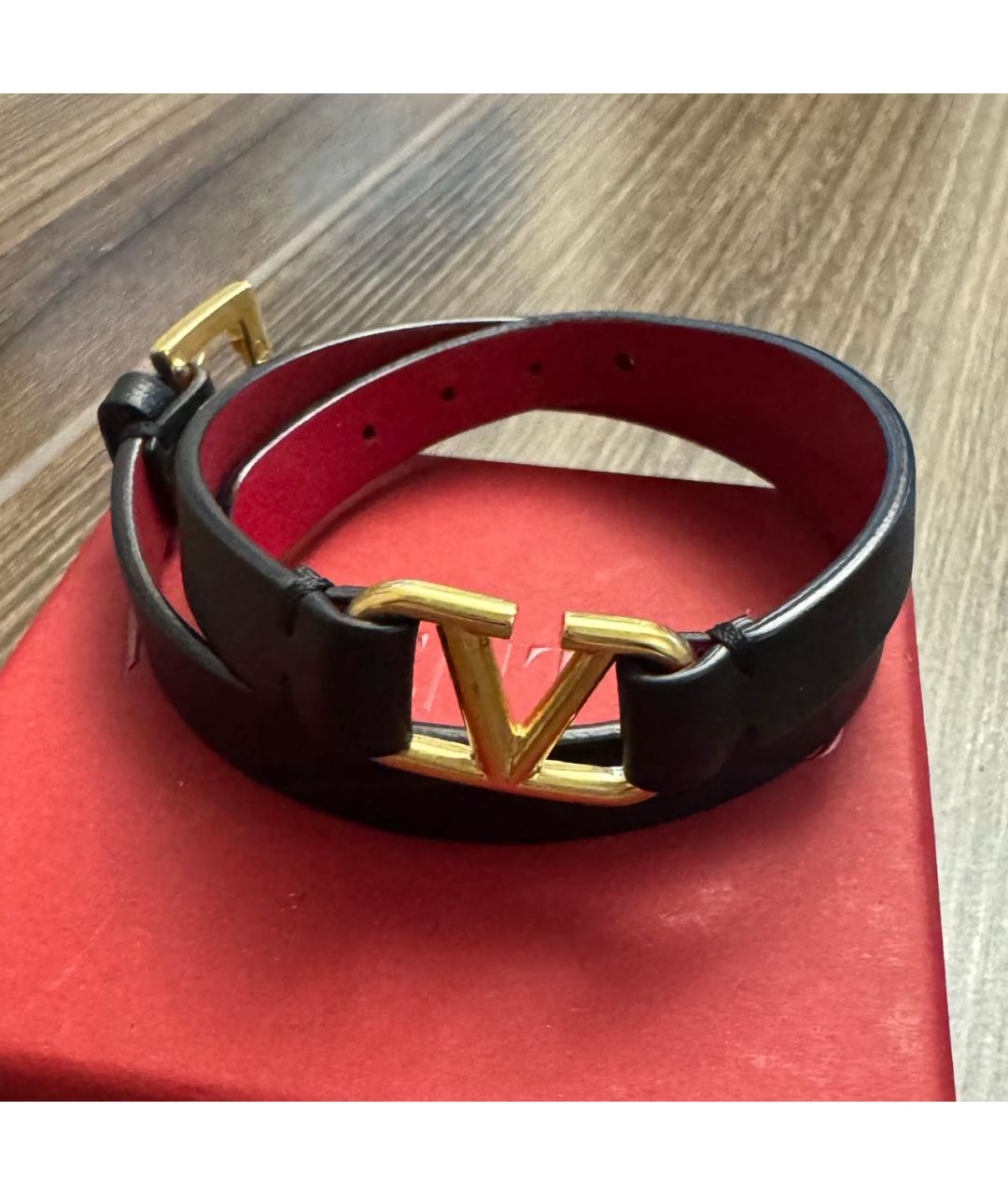 VALENTINO Черный браслет, фото 2