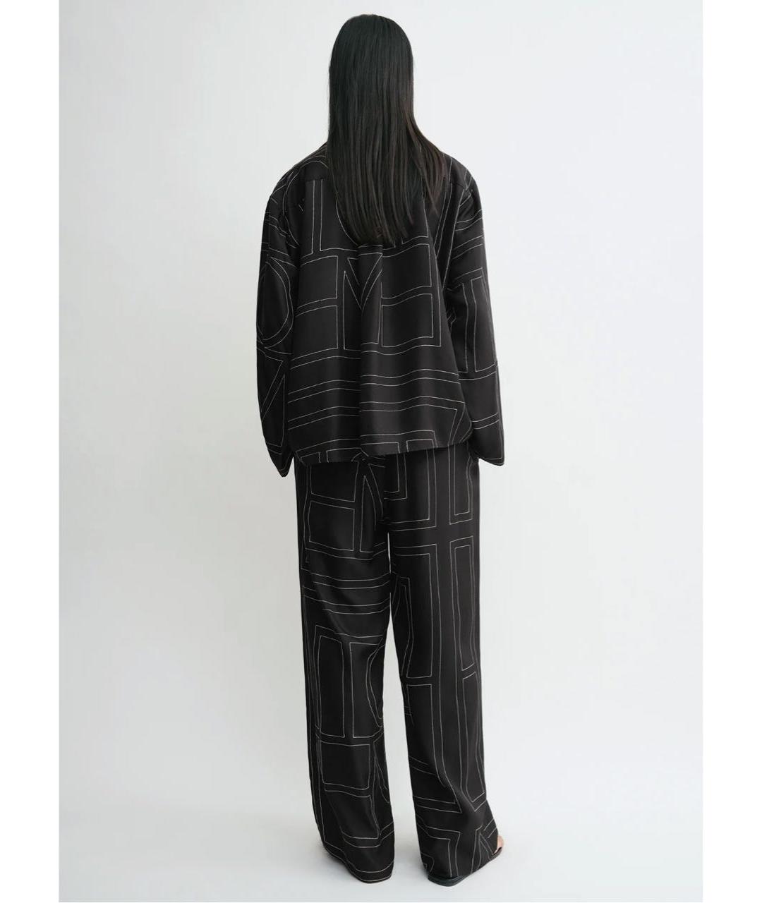 TOTEME Черная шелковая рубашка, фото 2