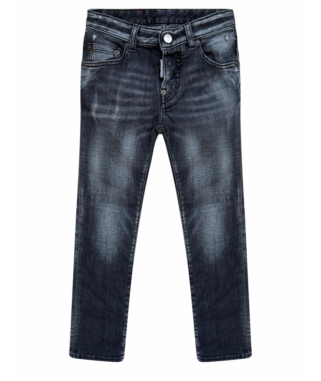 DSQUARED2 Серые хлопковые детские джинсы, фото 1