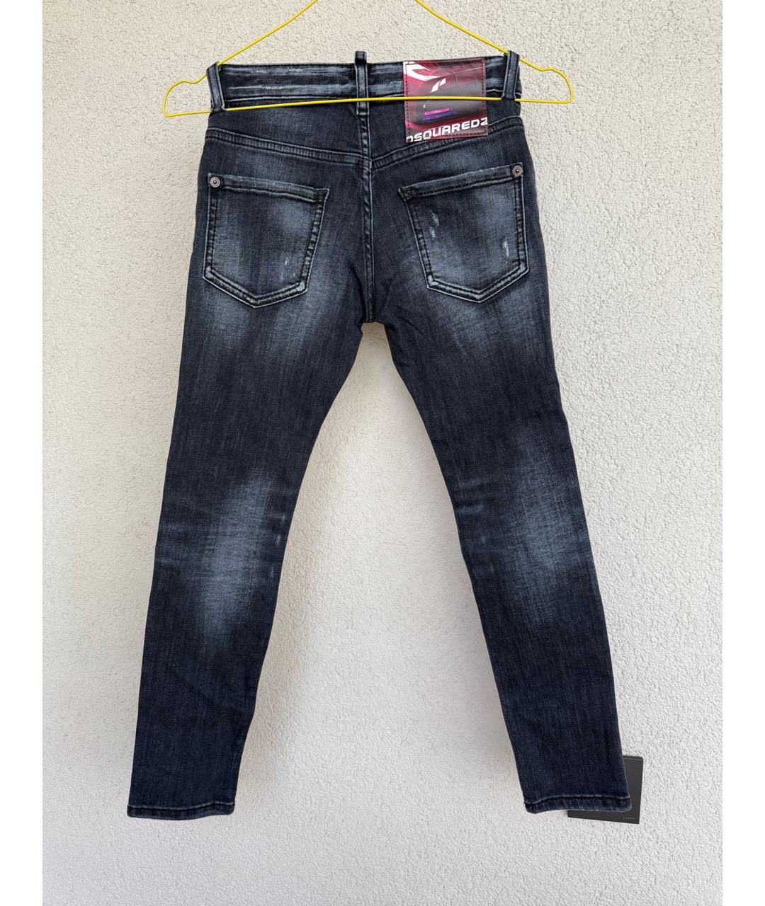 DSQUARED2 Серые хлопковые детские джинсы, фото 2