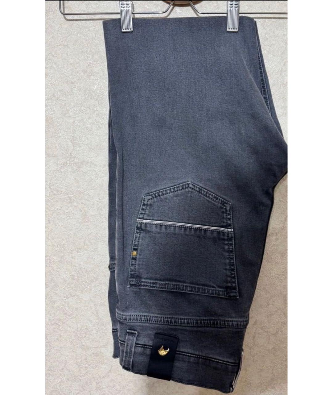 STEFANO RICCI Серые повседневные брюки, фото 3