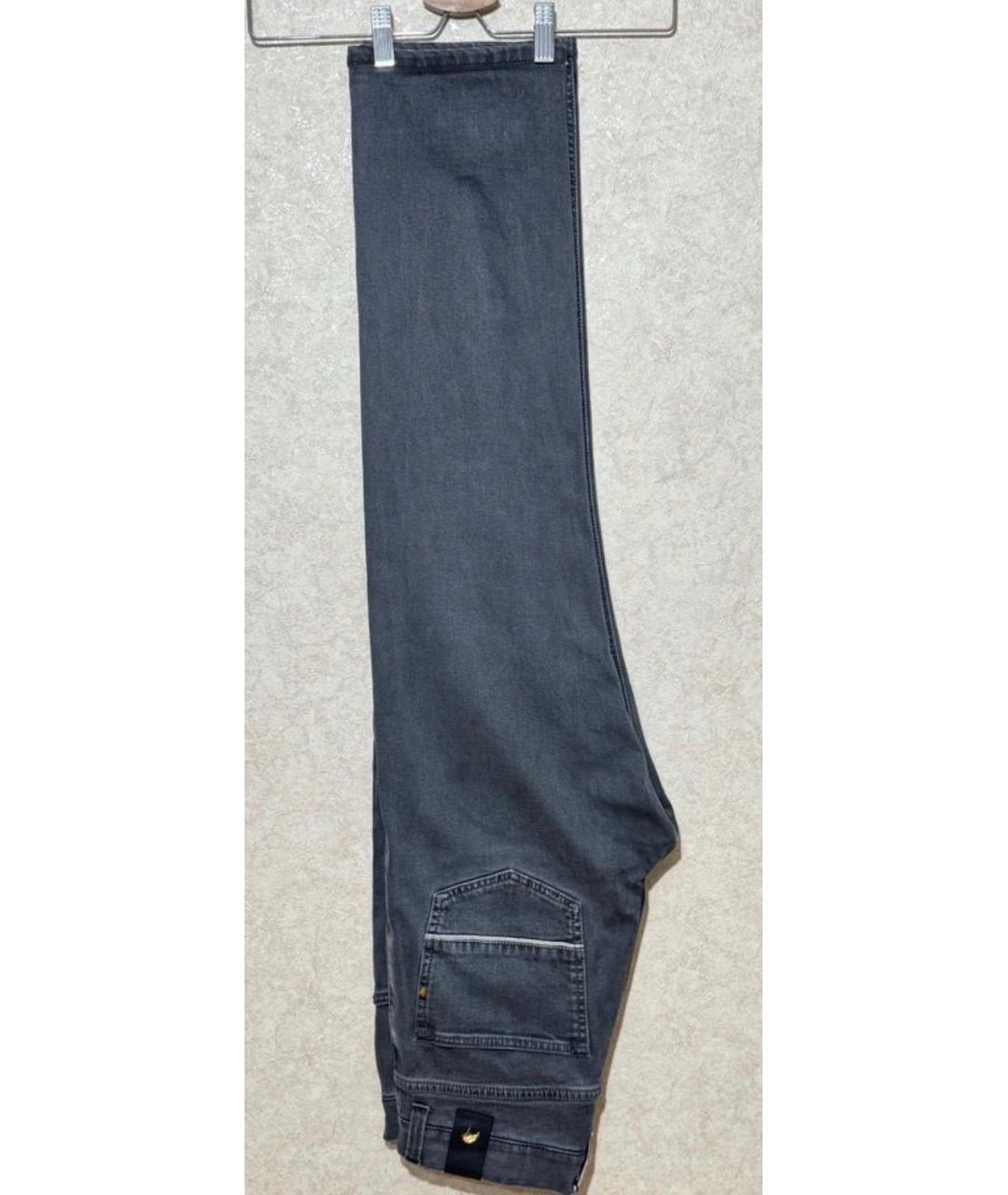 STEFANO RICCI Серые повседневные брюки, фото 4