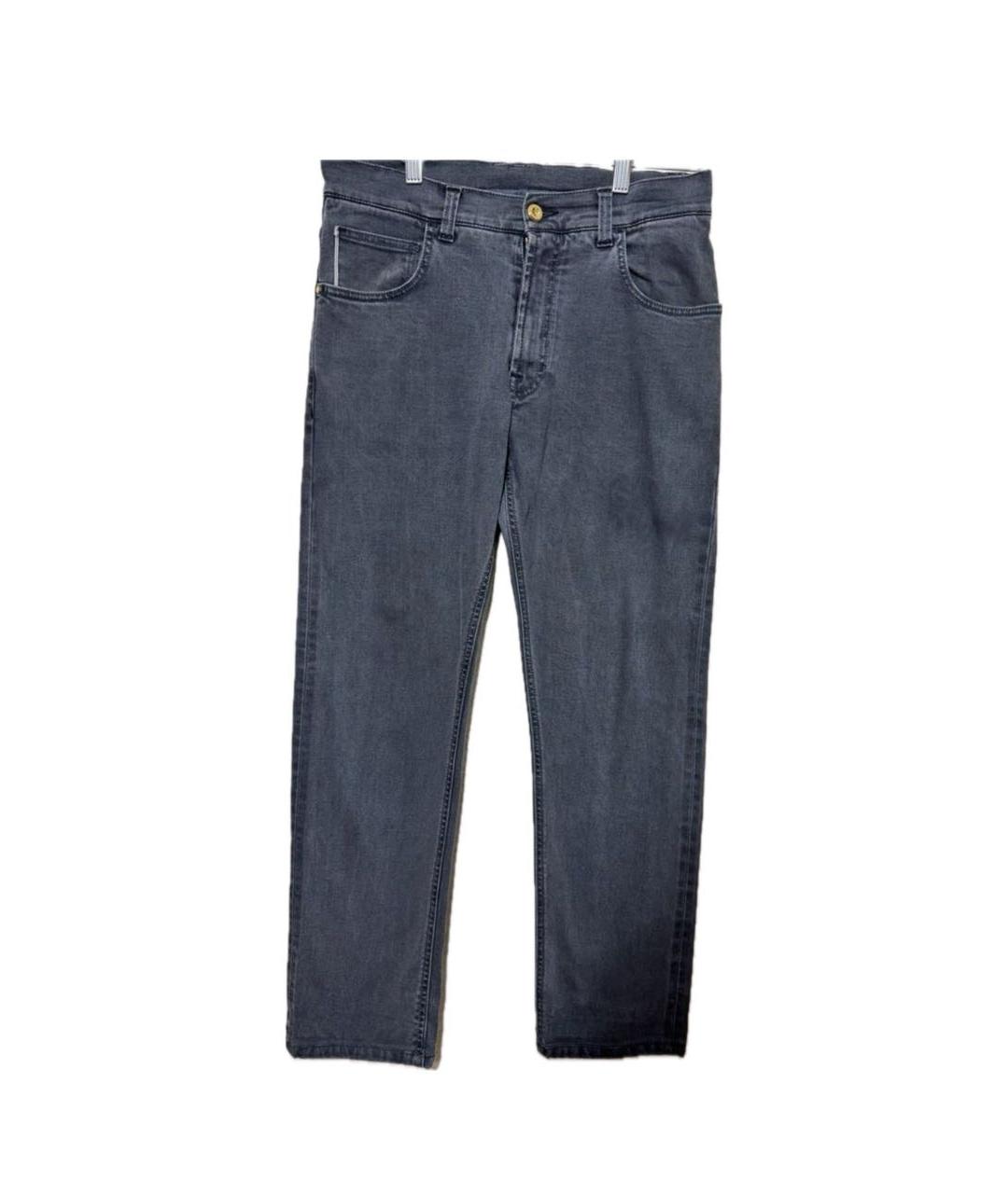 STEFANO RICCI Серые повседневные брюки, фото 6