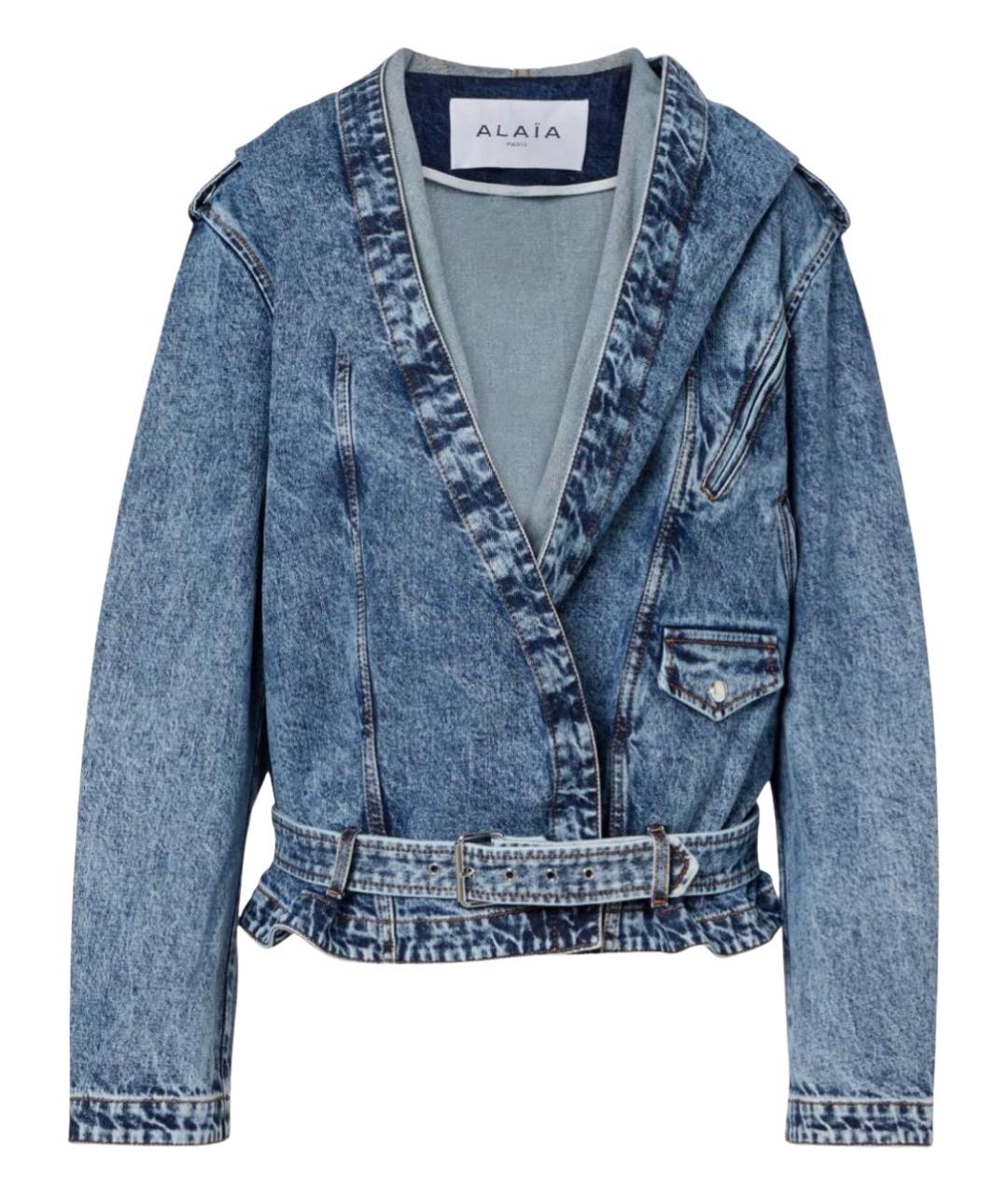 ALAIA Синяя деним куртка, фото 1
