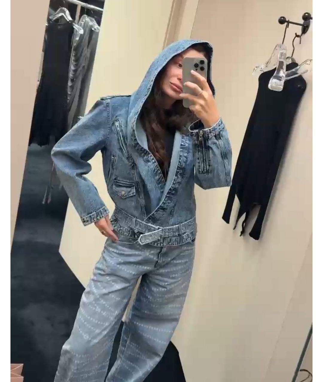 ALAIA Синяя деним куртка, фото 6