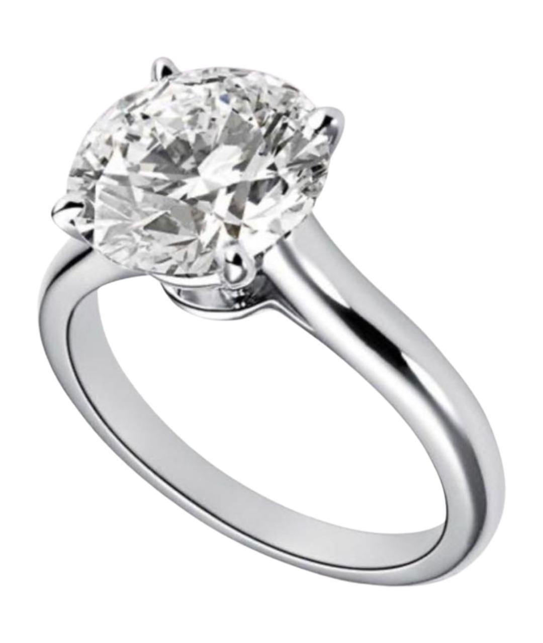 CARTIER Белое платиновое кольцо, фото 1