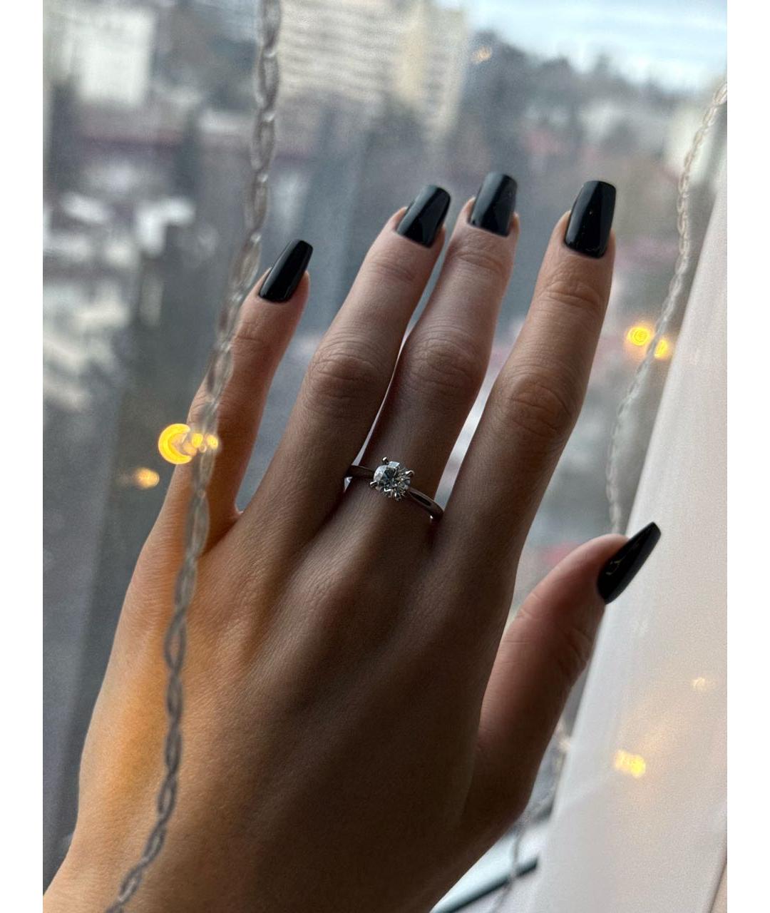 CARTIER Белое платиновое кольцо, фото 3