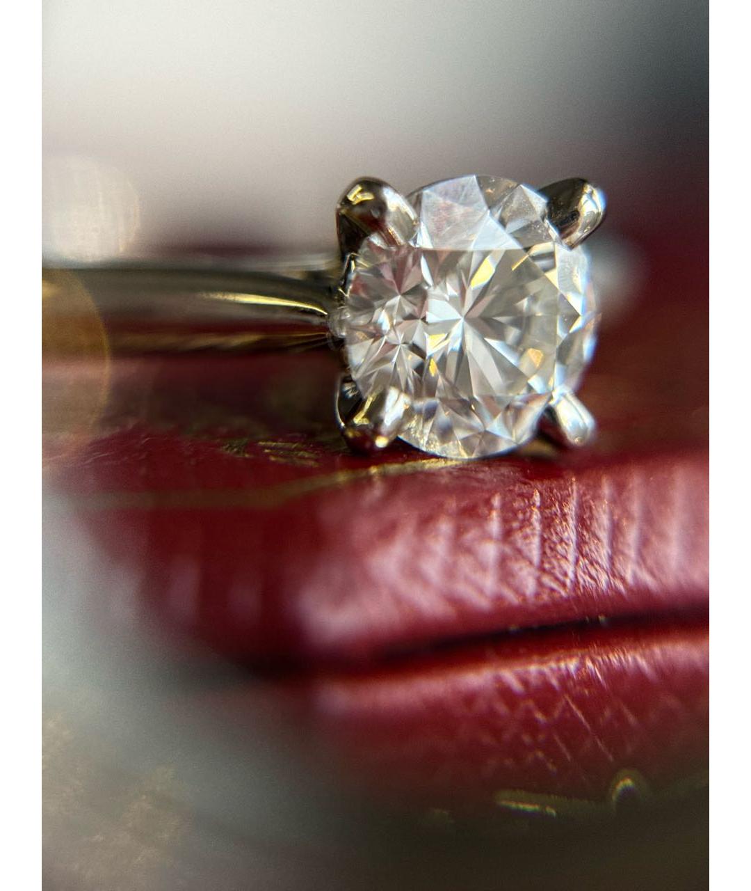 CARTIER Белое платиновое кольцо, фото 4