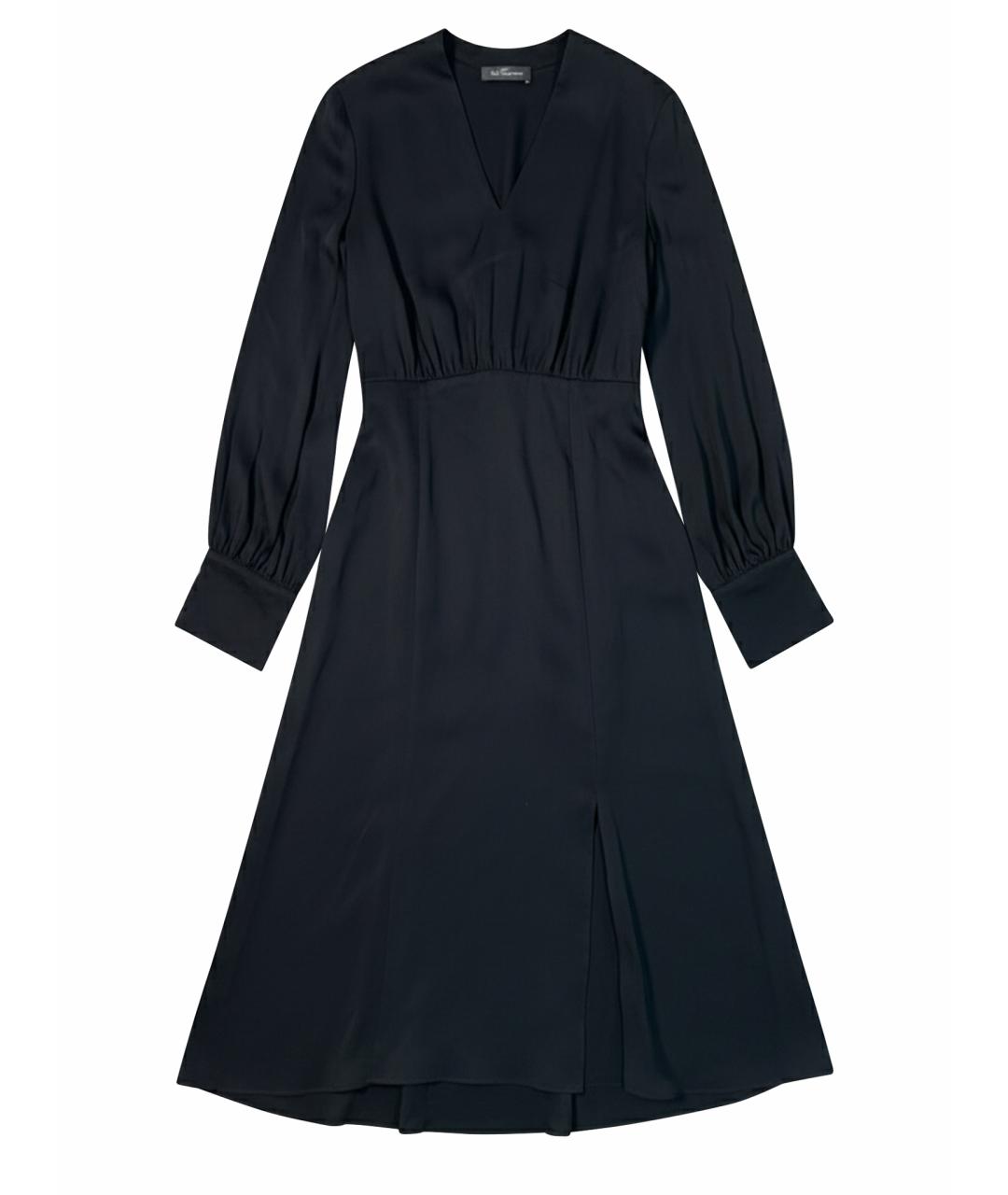 LORENA ANTONIAZZI Черное шелковое вечернее платье, фото 1