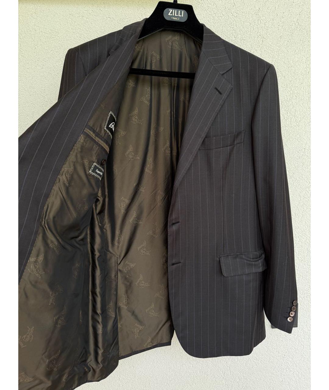 BRIONI Коричневый классический костюм, фото 4