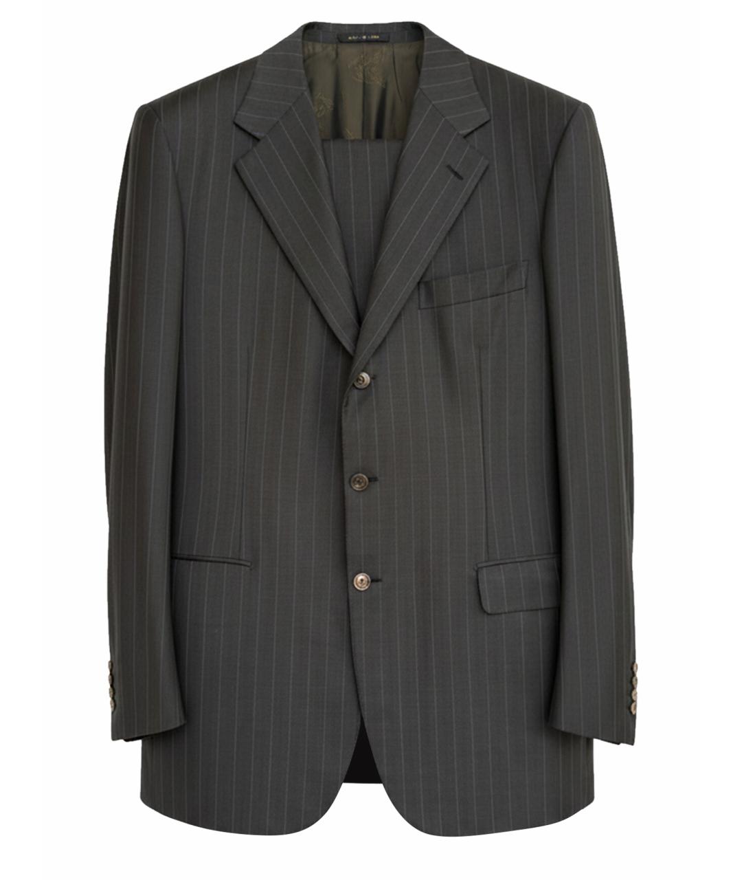 BRIONI Коричневый классический костюм, фото 1