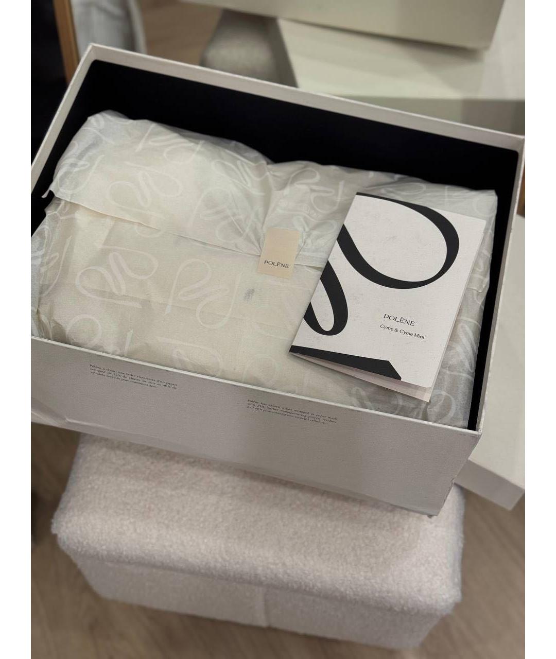 POLENE Коричневая кожаная сумка тоут, фото 4