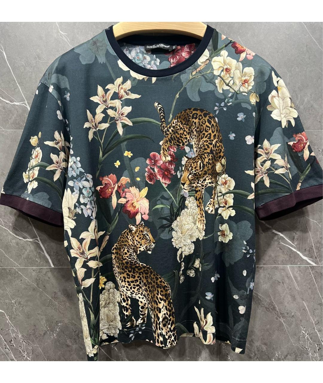 DOLCE&GABBANA Мульти хлопковая футболка, фото 2