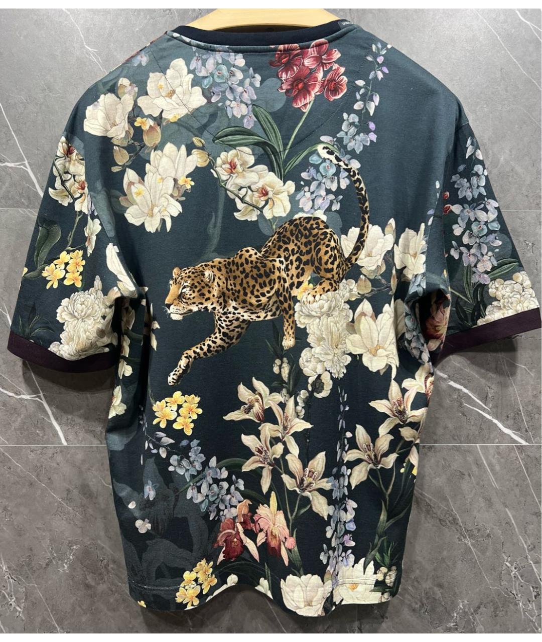 DOLCE&GABBANA Мульти хлопковая футболка, фото 3