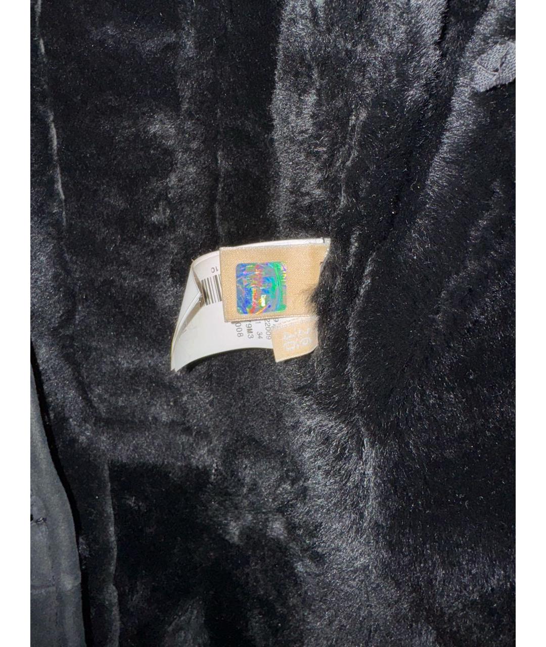 JOHN GALLIANO Черная кожаная дубленка, фото 2