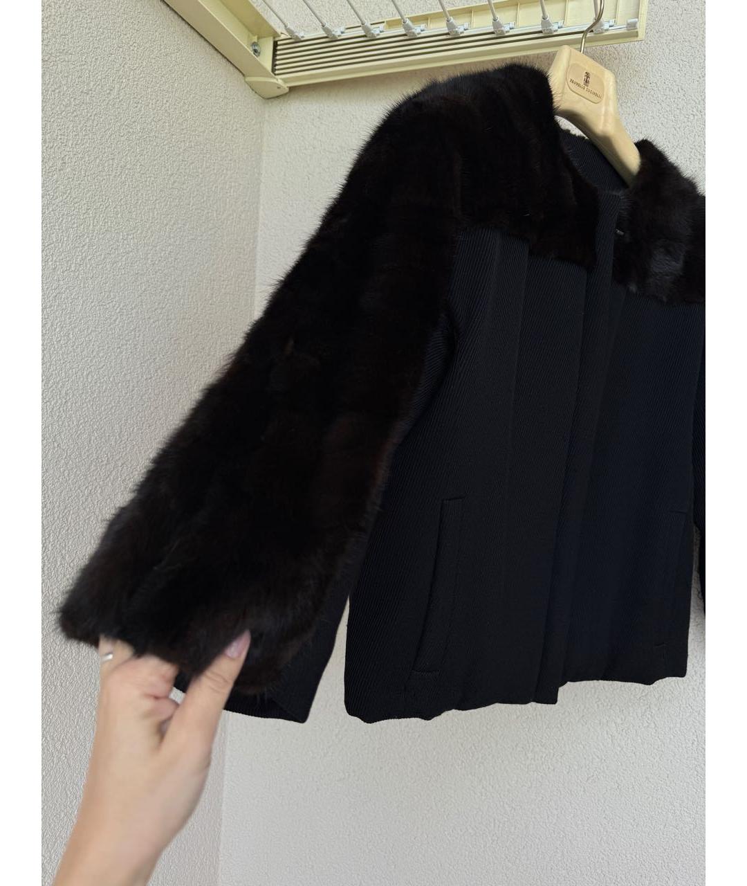 ICEBERG Черное шерстяное пальто, фото 3