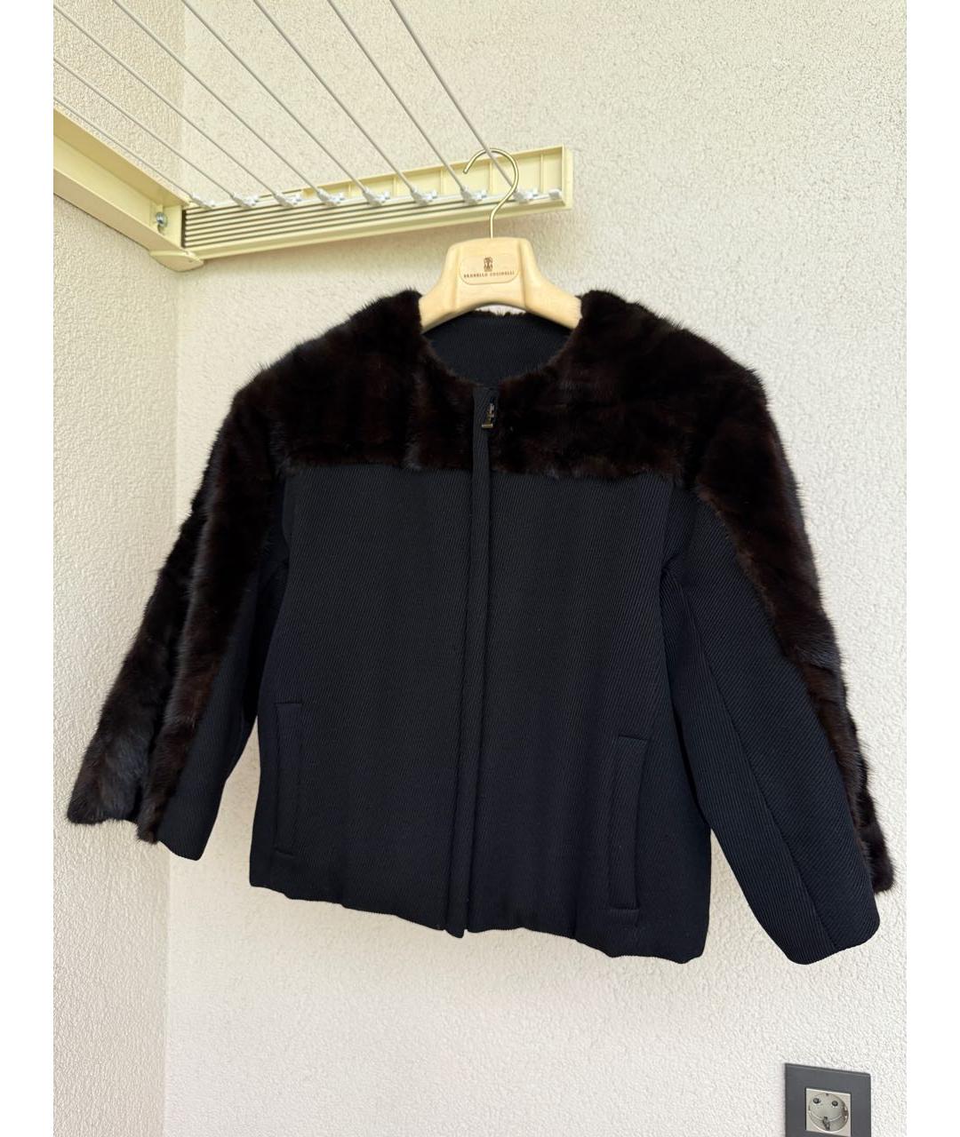 ICEBERG Черное шерстяное пальто, фото 7