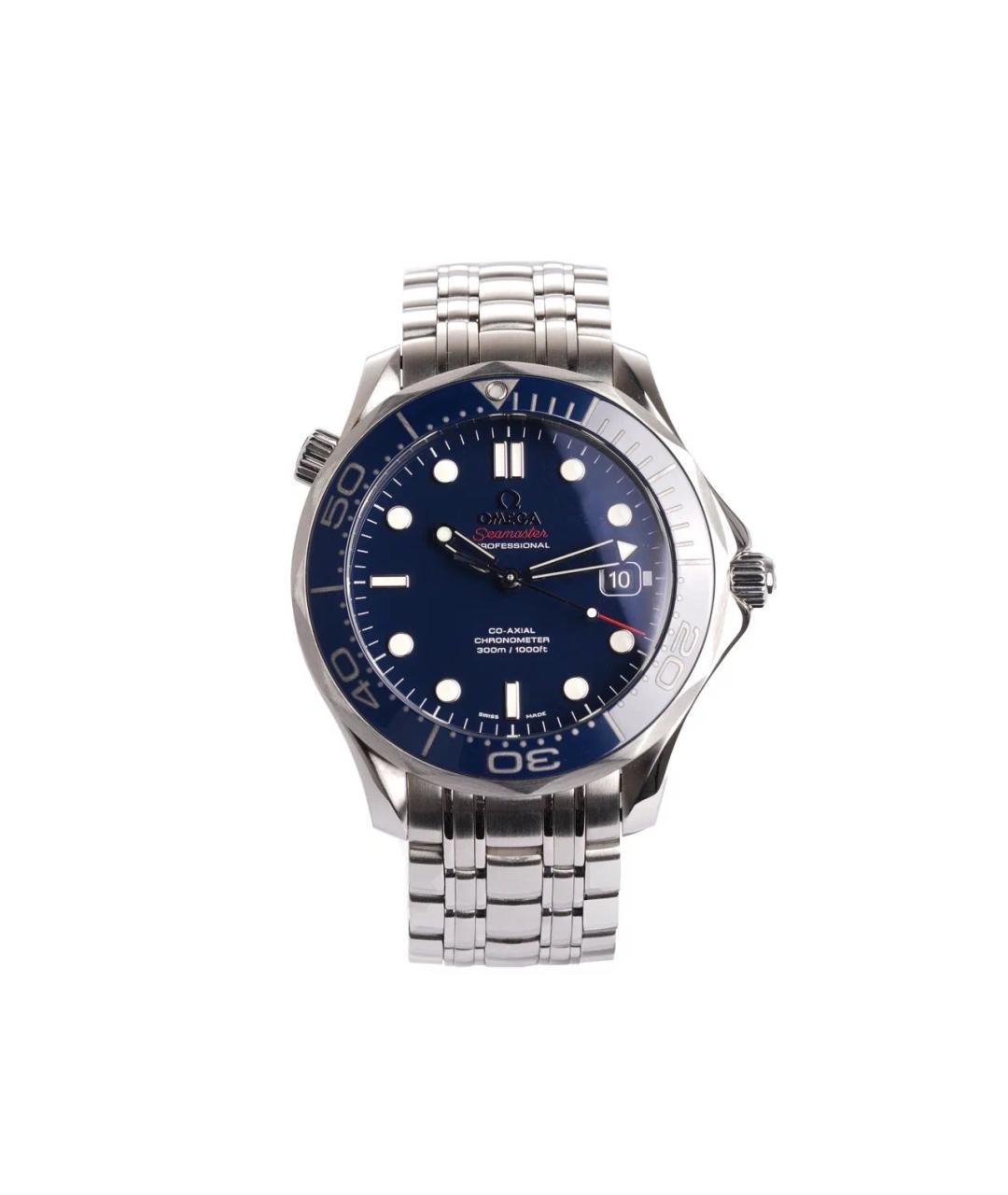 OMEGA Серебряные стальные часы, фото 5