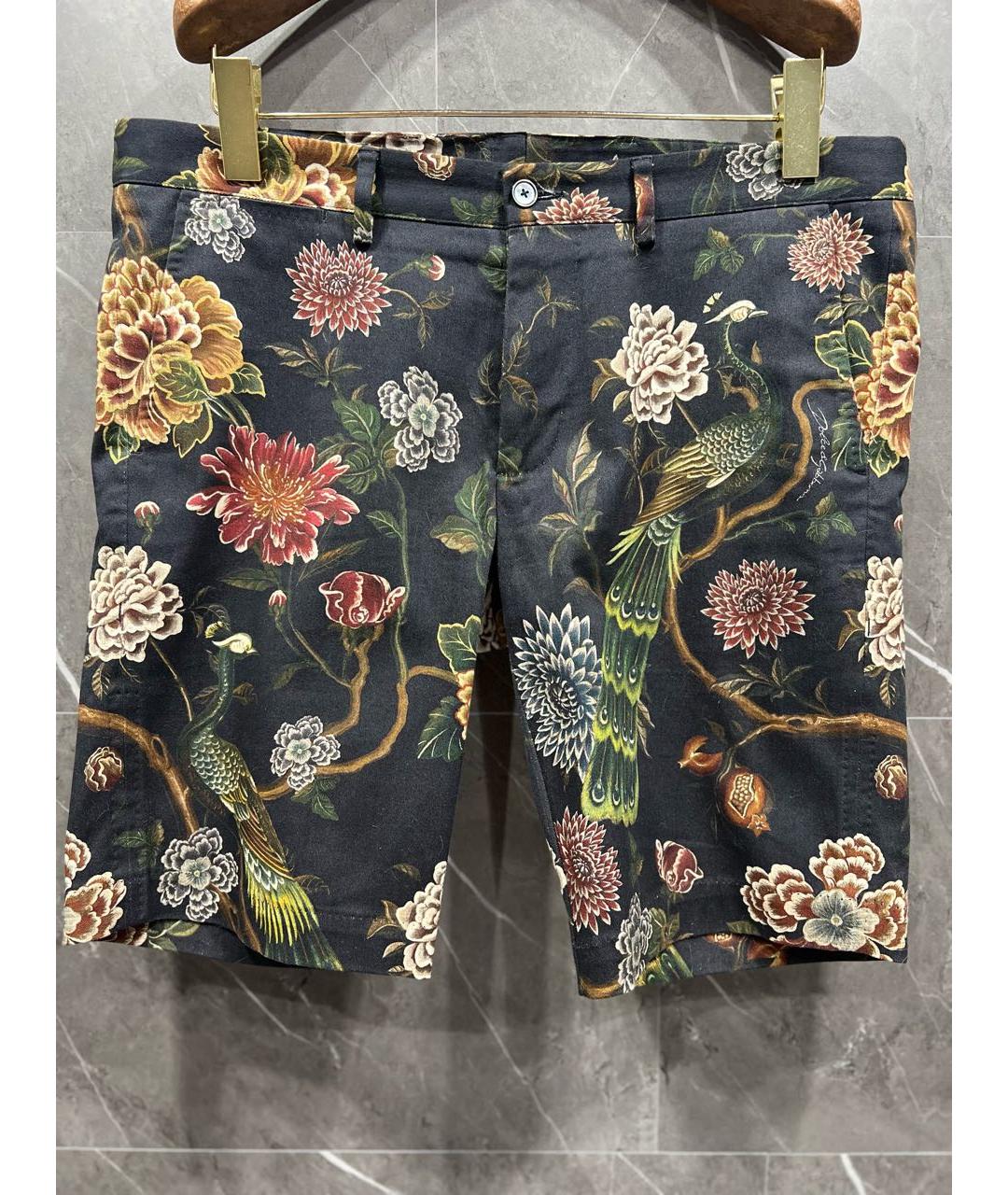 DOLCE&GABBANA Мульти хлопковые шорты, фото 2