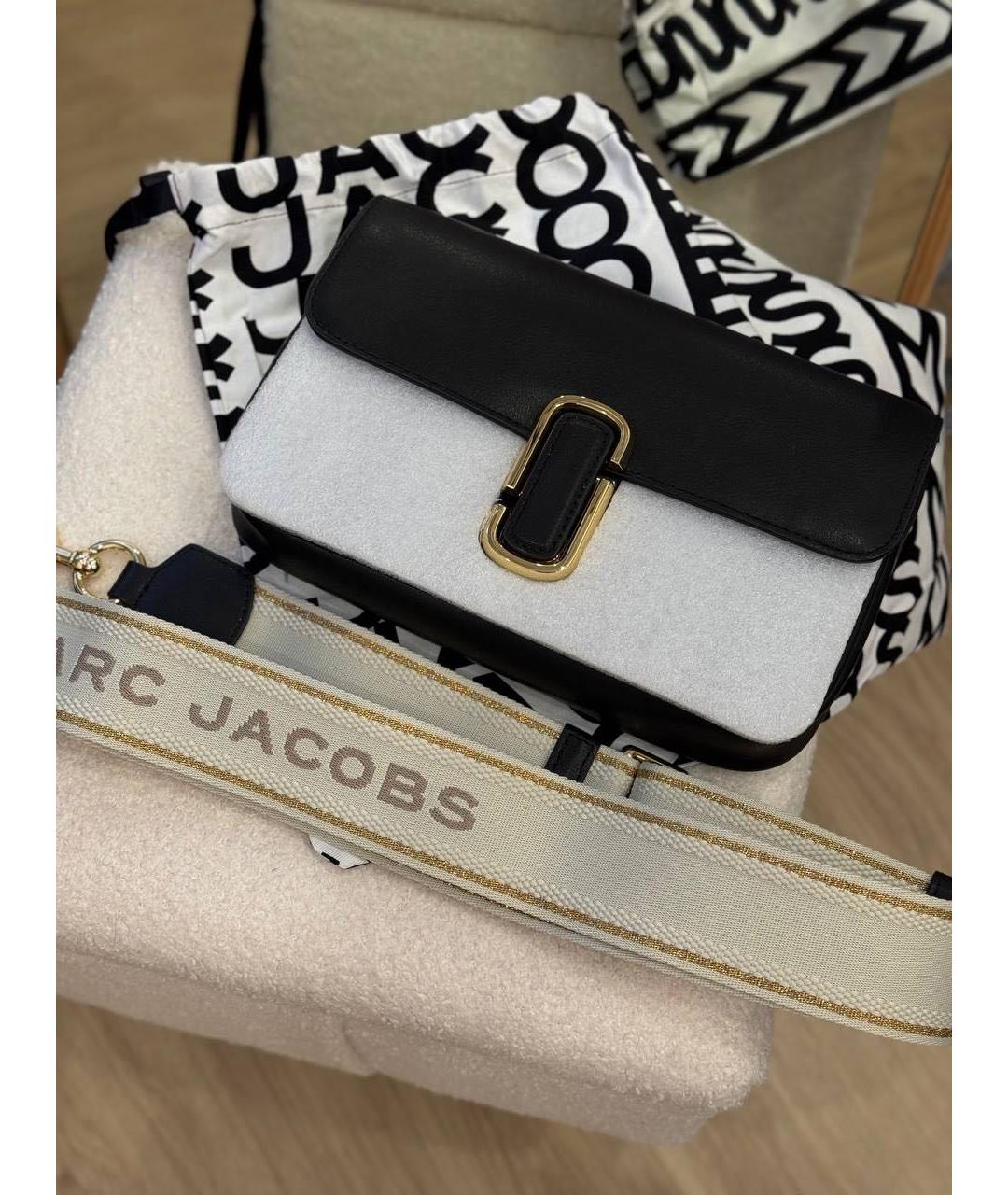 MARC JACOBS Черная кожаная сумка через плечо, фото 5