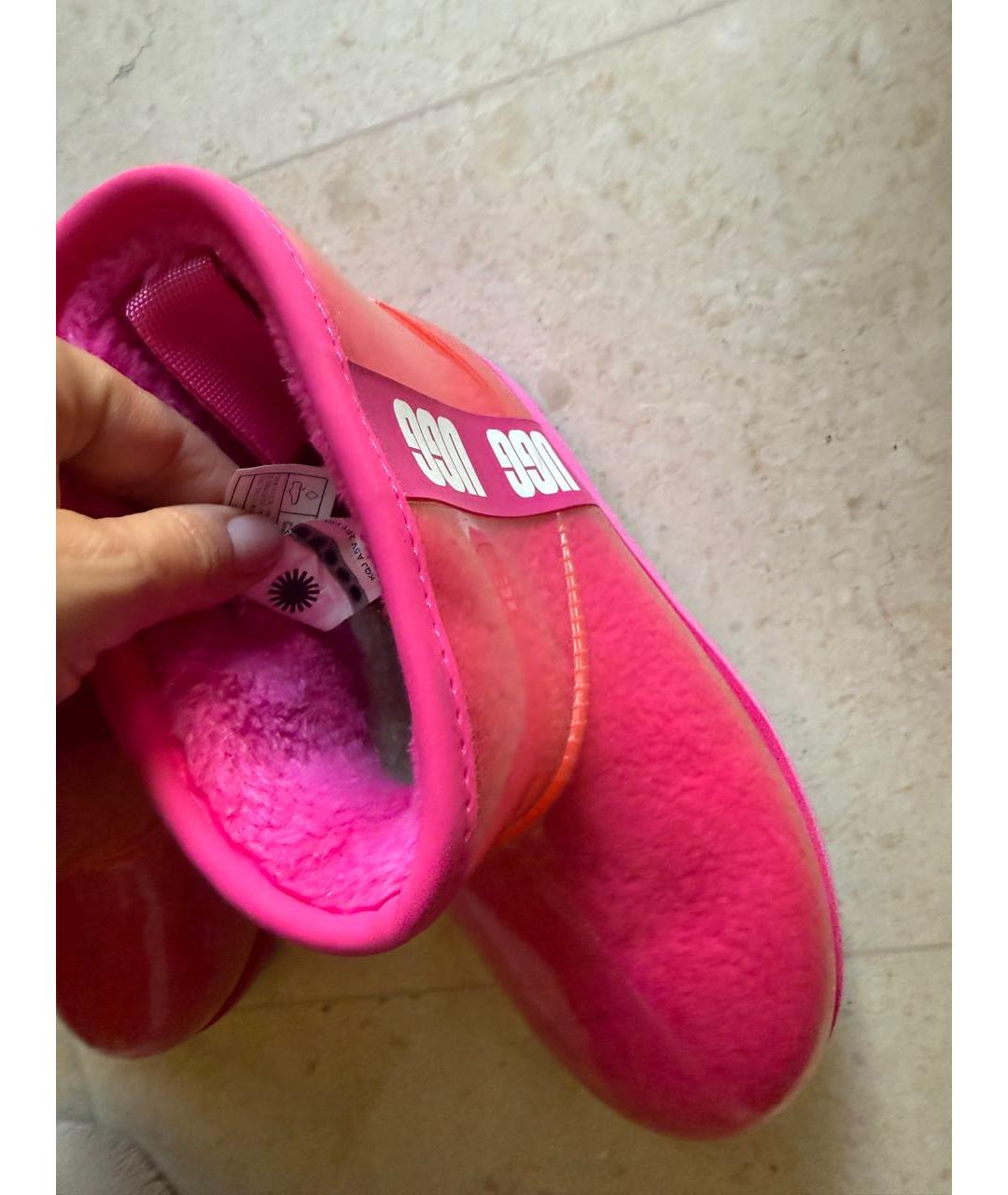 UGG AUSTRALIA Фуксия текстильные ботинки, фото 7