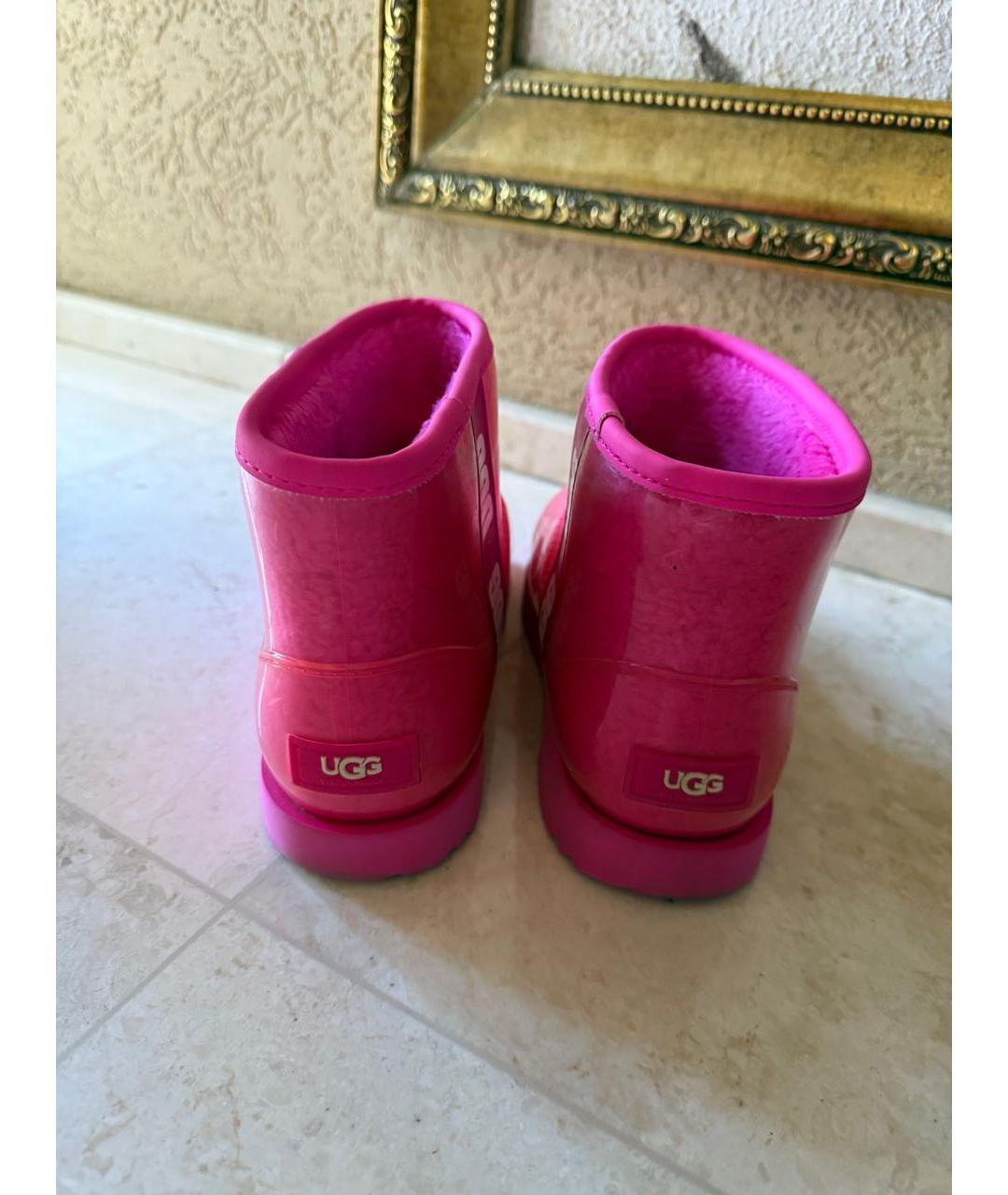 UGG AUSTRALIA Фуксия текстильные ботинки, фото 4