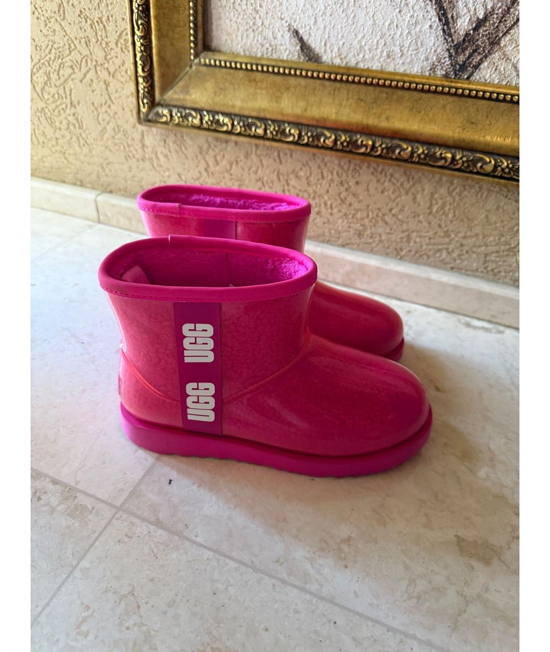 UGG AUSTRALIA Фуксия текстильные ботинки, фото 8