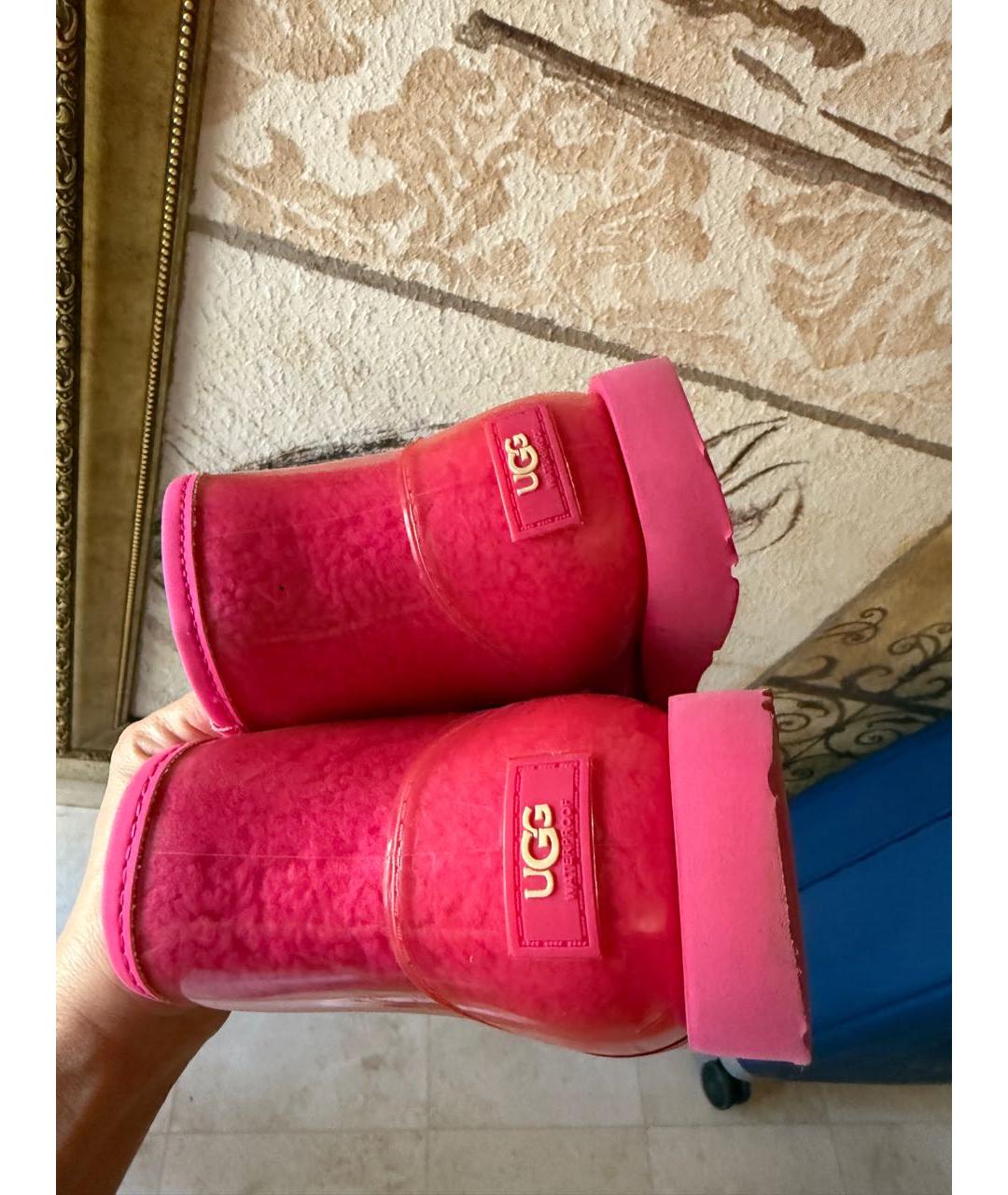 UGG AUSTRALIA Фуксия текстильные ботинки, фото 5