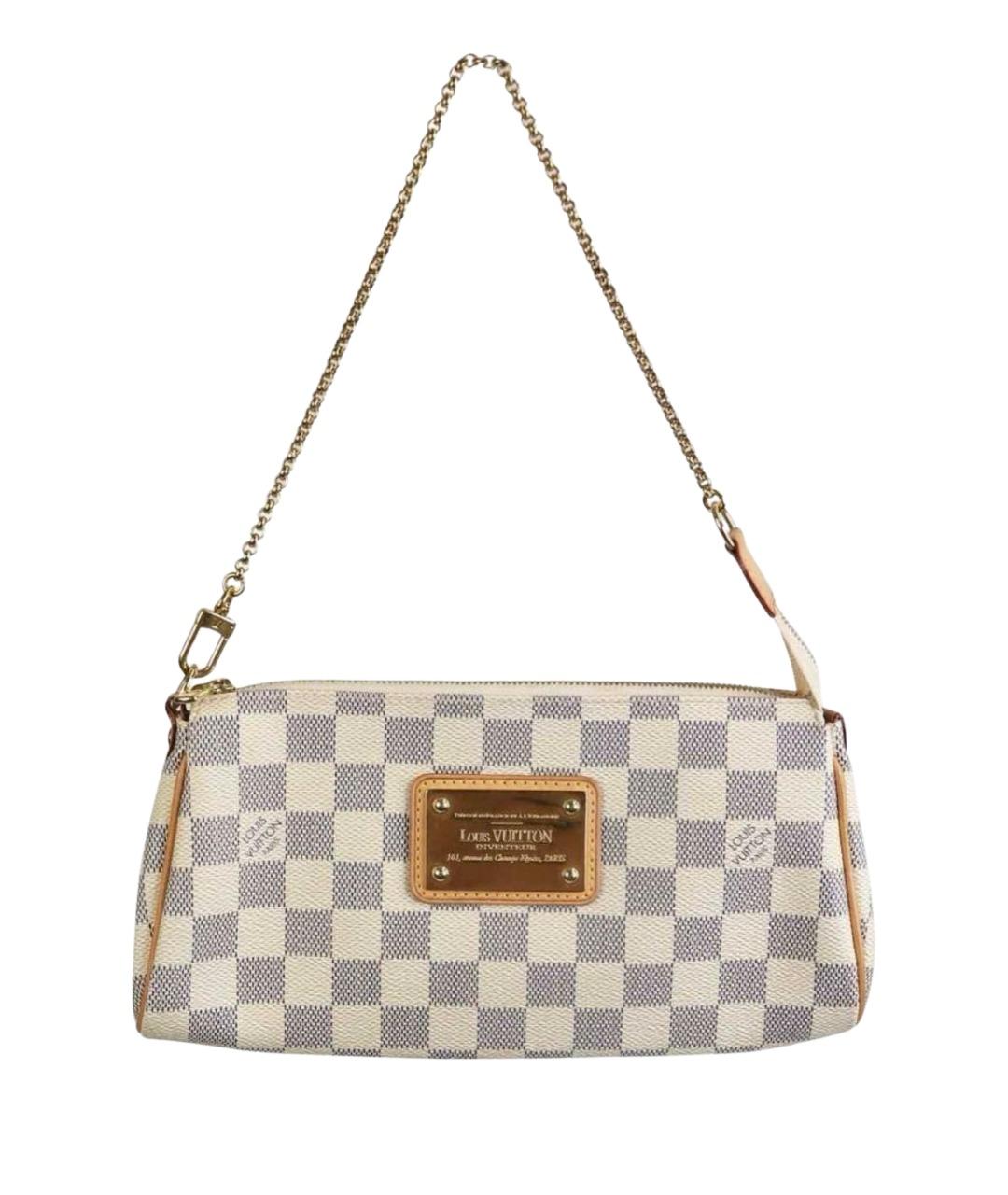 LOUIS VUITTON Бежевая кожаная сумка с короткими ручками, фото 1