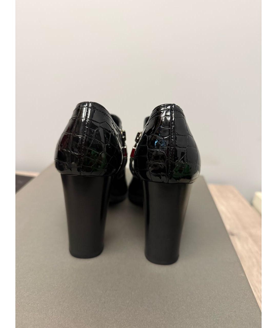 PRADA Черные ботильоны из лакированной кожи, фото 4