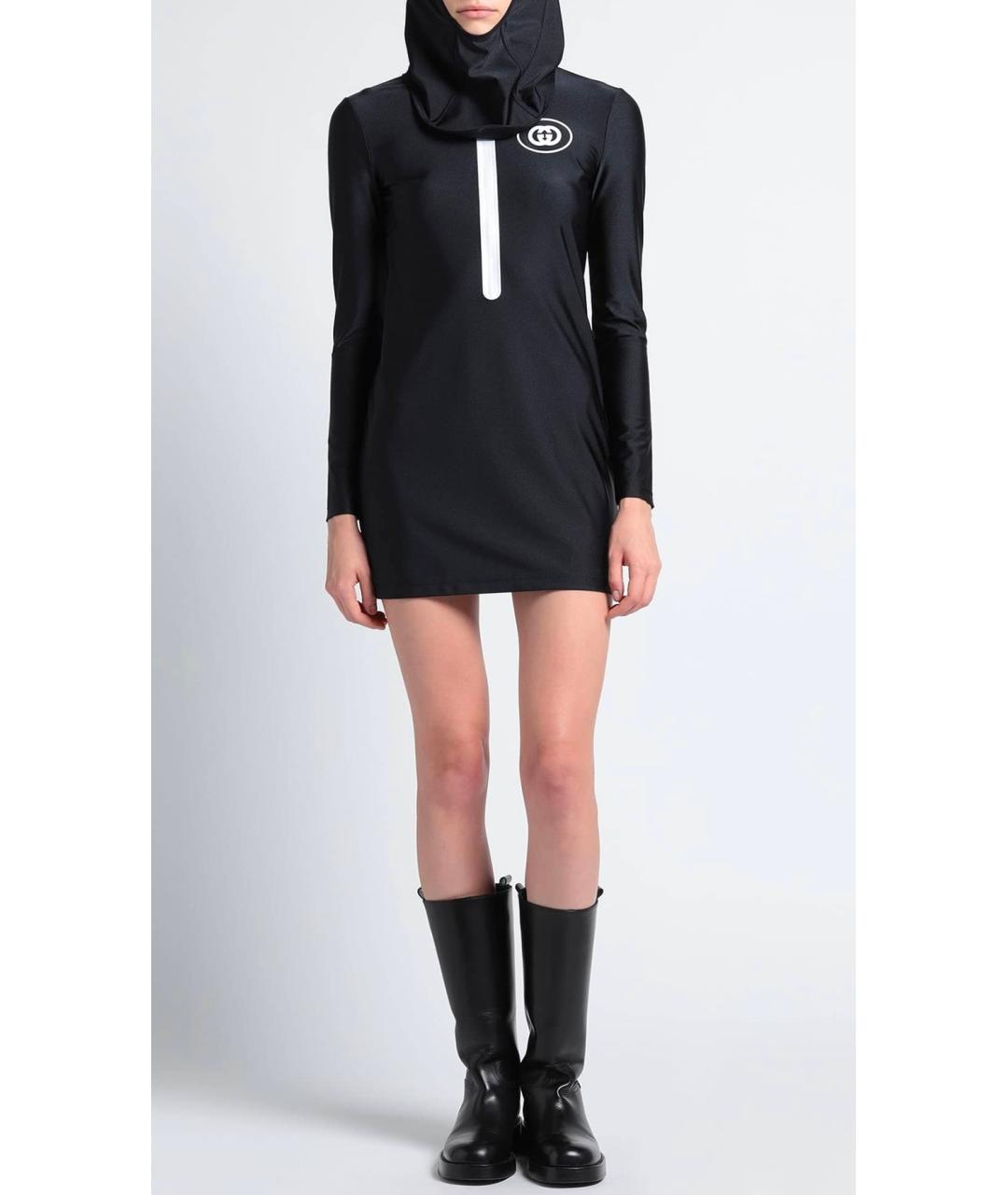 GUCCI Черное коктейльное платье, фото 2