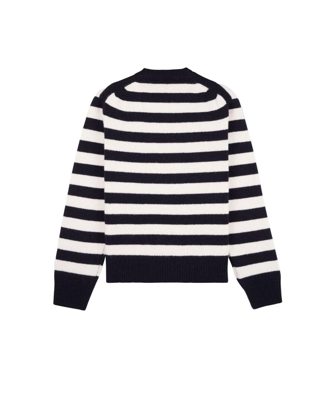 SPORTY AND RICH Темно-синий шерстяной джемпер / свитер, фото 4